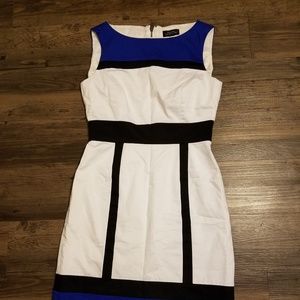 Tahari Color Block dress